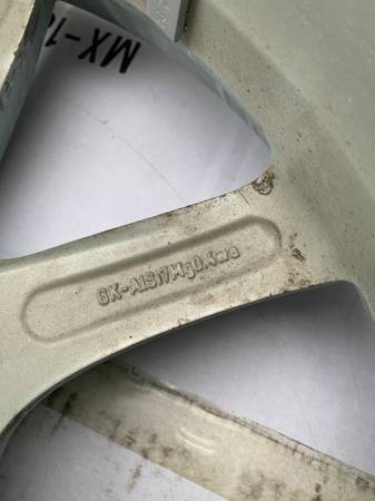 1 X Genuine OE Porsche Cayenne 19X9" ET60 rim in good použitý cond, dovoz Kanada — foto 4 z 5