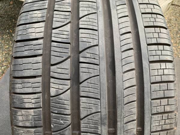 1 X single 315/35/21 Pirelli scorpion verde A/S NO wit 75% tread, dovoz Kanada — foto 3 z 5