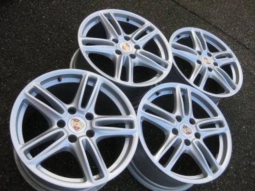 Set of Genuine OEM Porsche Panamera 19X10/9 ET61 ET60 rims, dovoz Kanada — foto 4 z 5