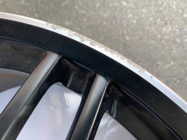1 X single zadní 21X10 BMW Forged Style 650M rim in exc použitý cond, dovoz Kanada — foto 4 z 5