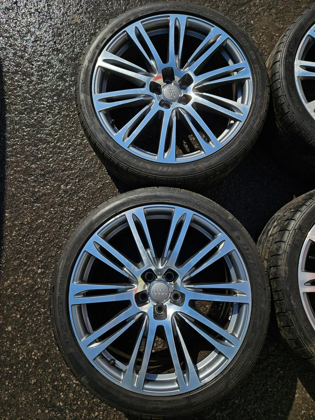 20" Audi A7 S-Line OE Wheels - 5x112 - Dunlop Summer Tires, dovoz Kanada — foto 3 z 5