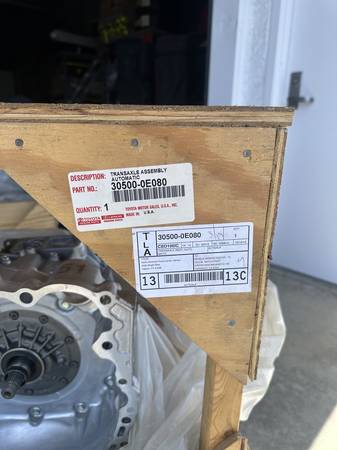BNIB Toyota 2GR-FE AWD převodovka U660F (30500-0E080), dovoz USA — foto 3 z 10