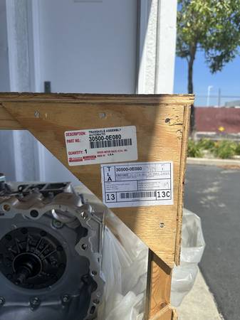 BNIB Toyota 2GR-FE AWD převodovka U660F (30500-0E080), dovoz USA — foto 4 z 10
