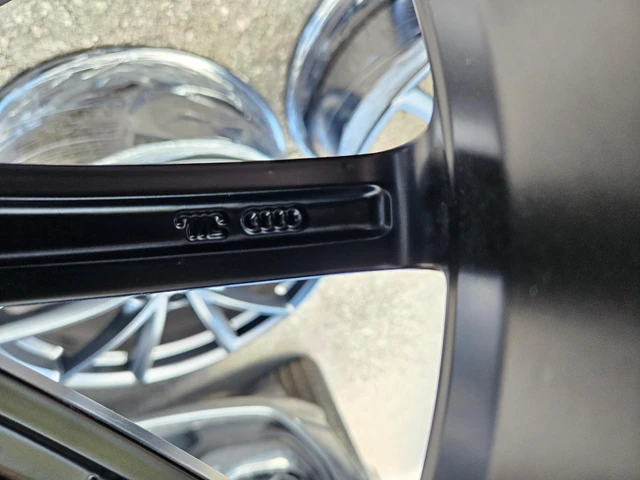 19" Audi S4 OE Wheels - 5x112 - Satin Black, černá, dovoz Kanada — foto 5 z 5