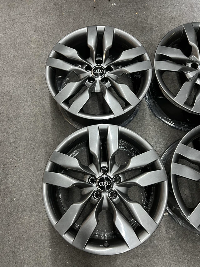 19" Audi S6 OE Wheels - MINT - 5x112 - Gunmetal, dovoz Kanada — foto 2 z 5