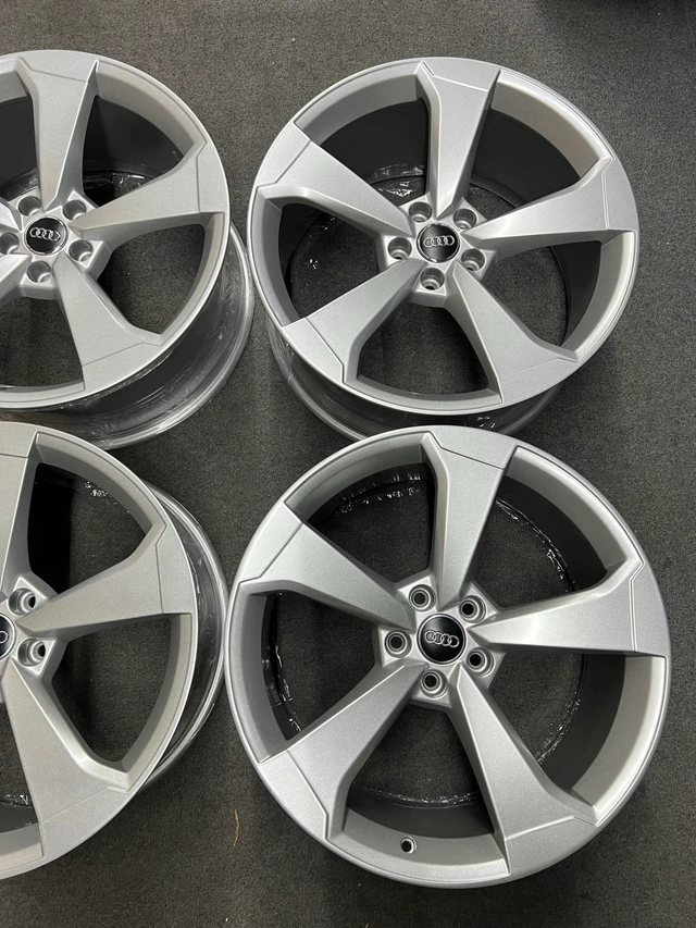 20" Audi S5 OE Wheels by BBS - 5x112 - Satin Silver, stříbrná, dovoz Kanada — foto 3 z 5