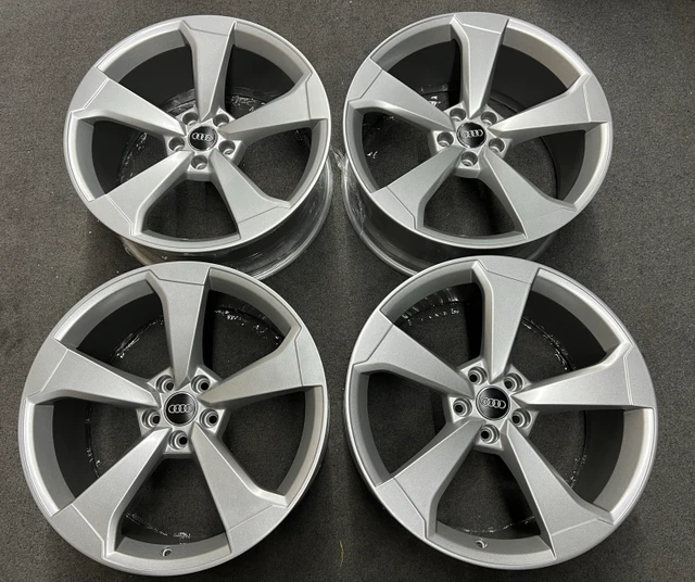 20" Audi S5 OE Wheels by BBS - 5x112 - Satin Silver, stříbrná, dovoz Kanada — foto 4 z 5