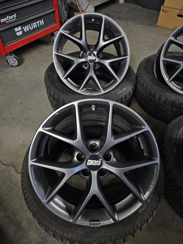 18" BBS SR Wheels - Porsche Macan Fitment TPMS - 5x112, dovoz Kanada — foto 2 z 5