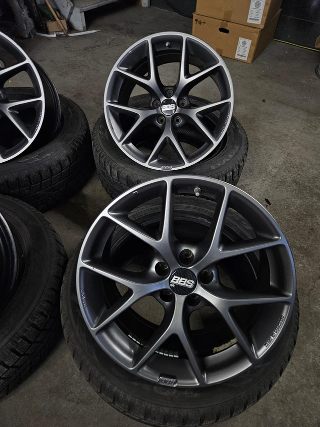 18" BBS SR Wheels - Porsche Macan Fitment TPMS - 5x112, dovoz Kanada — foto 3 z 5