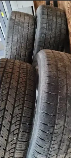 Alloy original rims 18", TPM senzor, 4 tires P245/R55R18, dovoz Kanada — foto 3 z 3