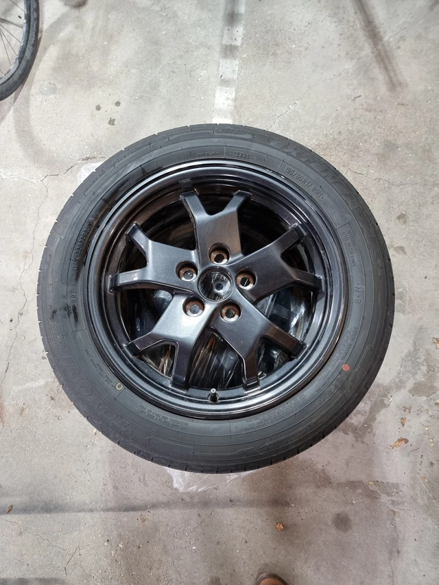 NEW All-season 195/60R17 Tires + Rims + TPMS Sensors, dovoz Kanada — foto 2 z 4