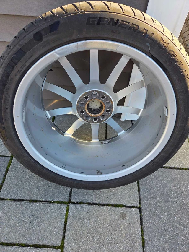 Audi RS5 19" forged wheels with tires, dovoz Kanada — foto 2 z 5