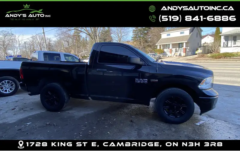 2016 RAM 1500 Regular Cab, černá, 132 755 km, dovoz Kanada — foto 3 z 12