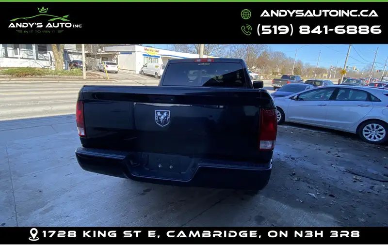 2016 RAM 1500 Regular Cab, černá, 132 755 km, dovoz Kanada — foto 5 z 12