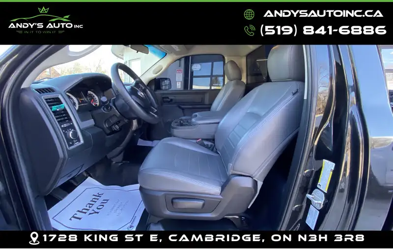 2016 RAM 1500 Regular Cab, černá, 132 755 km, dovoz Kanada — foto 9 z 12