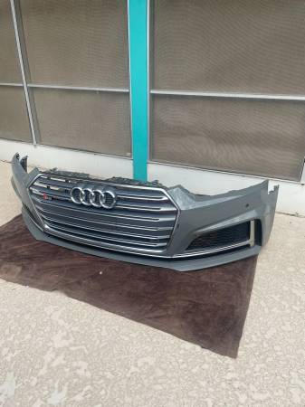 Nárazník — Audi S5, šedá, dovoz USA — foto 2 z 12
