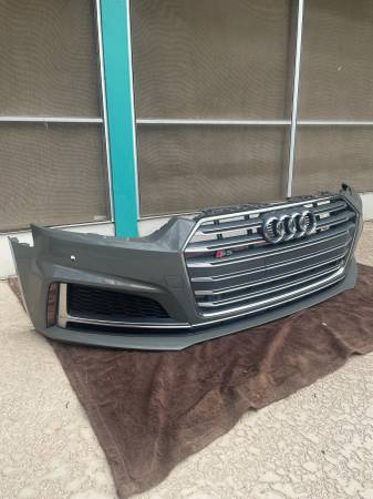 Nárazník — Audi S5, šedá, dovoz USA — foto 6 z 12