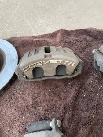 2008 Corvette C6 OE Brake brzdový třmen + Rotors + Pads sada Z51 Gm OE, dovoz USA — foto 12 z 12