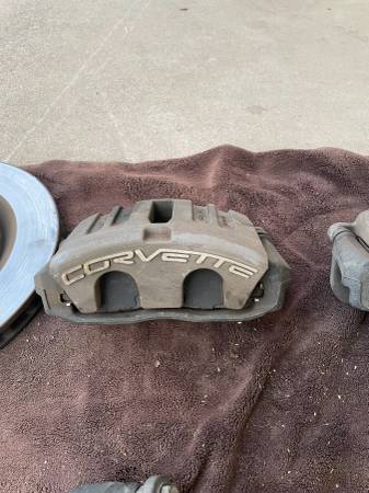 2008 Corvette C6 OE Brake brzdový třmen + Rotors + Pads sada Z51 Gm OE, dovoz USA — foto 2 z 12