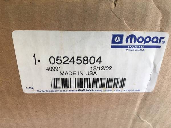 OEM komponent — Dodge, dovoz USA — foto 5 z 5