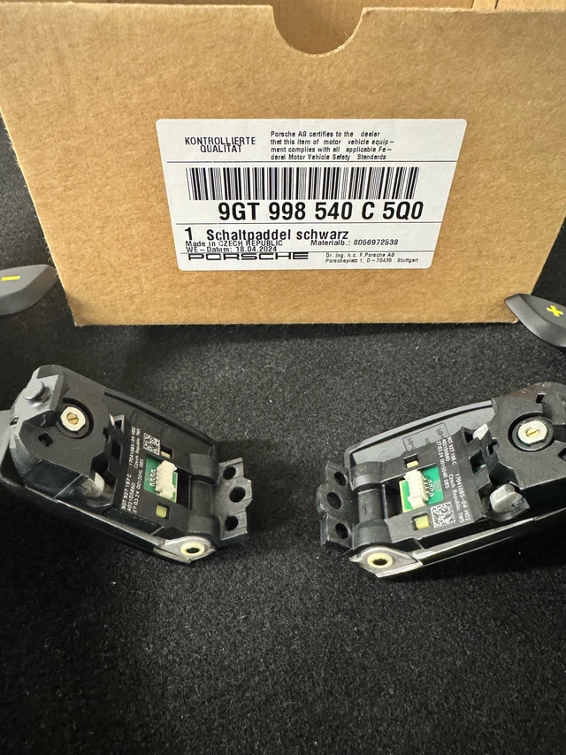 OEM Porsche Magnetic Paddle Shifters - PDK, dovoz Kanada — foto 2 z 4
