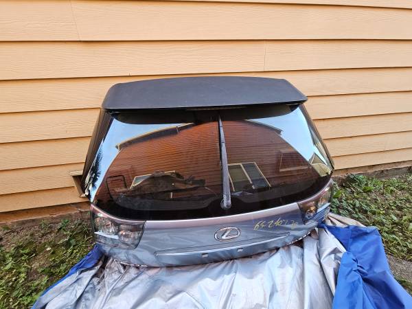 OE Lexus RX330 RX350 RX400h Liftgate Tailgate Hatch 2004-2007, dovoz USA — foto 4 z 5
