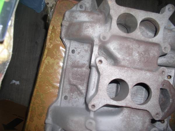 Mopar 440 six pack cast iron manifold 1970 gtx cuda challenger, dovoz USA — foto 3 z 4