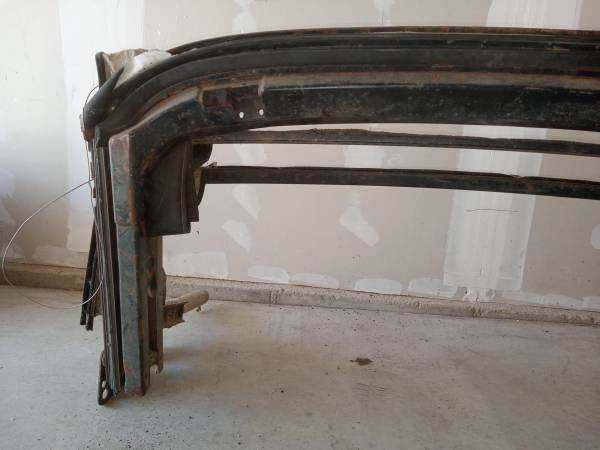 OEM 1968-1970 Mopar B-Body Convertible Roof Frame Assembly Road Runner, dovoz USA — foto 4 z 12