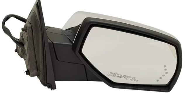 2018 gmc sierra mirrors. oem summit white. barely used., bílá, dovoz Kanada — foto 2 z 2