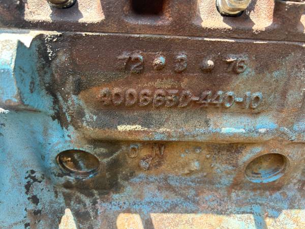 1977 dodge/Mopar 440 motor, dovoz USA — foto 6 z 7