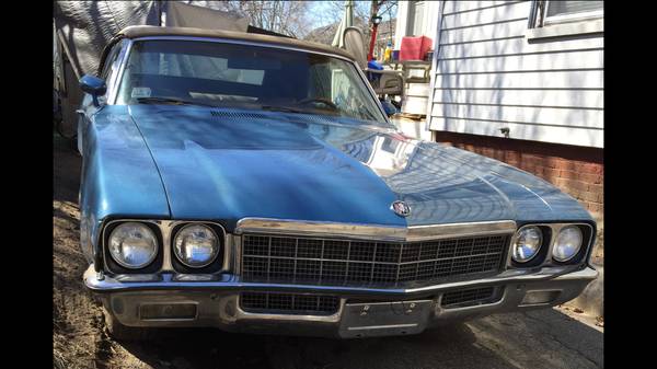 1972 Buick GS Convertible No Motor-Trans-Seats-Nose-Doors, dovoz USA — foto 5 z 12