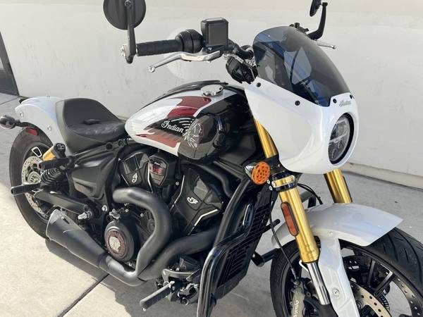 2025 Indian, bílá, dovoz USA — foto 4 z 12