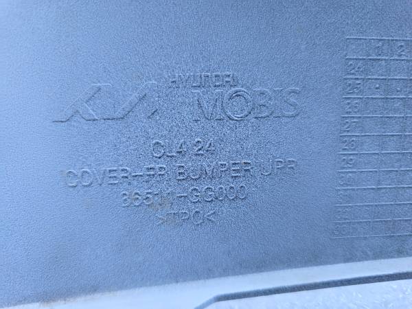 použitý. 2025 -2026 Kia K4 přední nárazník Upper/lower Cover OE 86511-gg0, dovoz USA — foto 12 z 12