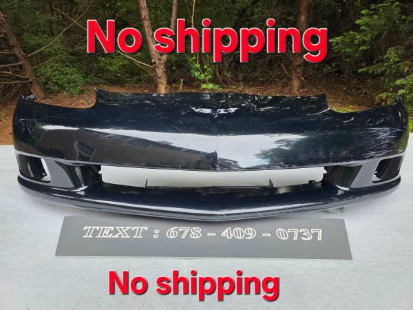 2005-2013 CHEVROLET CORVETTE C6 FRONT BUMPER COVER ASSEMBLY BLACK OEM, černá, dovoz USA — foto 2 z 12