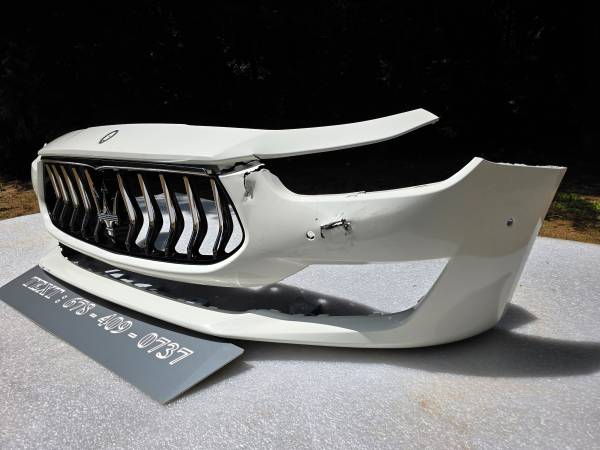 2014-2015-2016-2017 Maserati Ghibli přední nárazník Cover. OE. LOCAL P, dovoz USA — foto 5 z 12