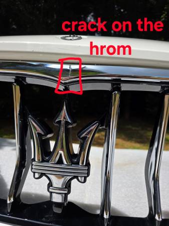 2014-2015-2016-2017 Maserati Ghibli přední nárazník Cover. OE. LOCAL P, dovoz USA — foto 9 z 12