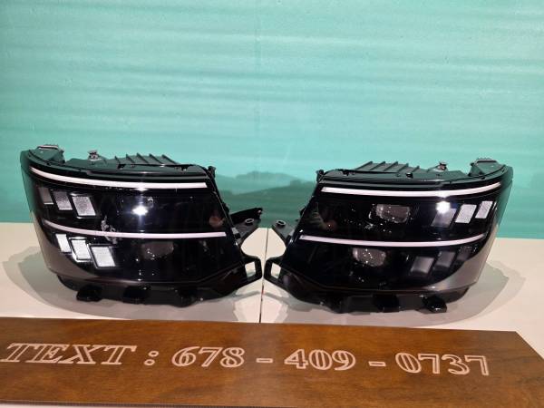 SET 2027 VOLKSWAGEN ATLAS HEADLIGHT LH DRIVER/PASSENGER RH OEM., dovoz USA — foto 1