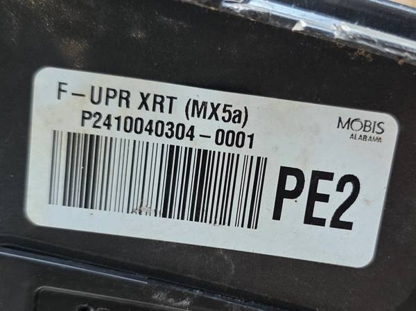 Hyundai Santa Fe Xrt 2024-2025-2026 přední nárazník Cover OE, dovoz USA — foto 12 z 12