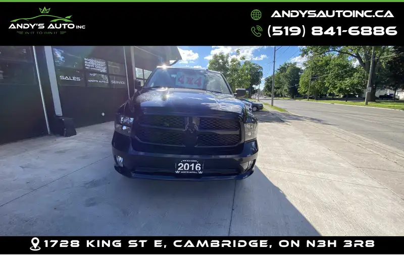 2016 RAM 1500 Regular Cab, černá, 77 798 km, dovoz Kanada — foto 2 z 12