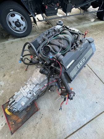 Bmw M60 with getrag 420g 6 speed, full swap for e36 chassis, dovoz USA — foto 5 z 12