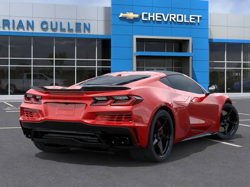 2025 Chevrolet Corvette E-Ray, červená, 4 km, dovoz Kanada — foto 4 z 12