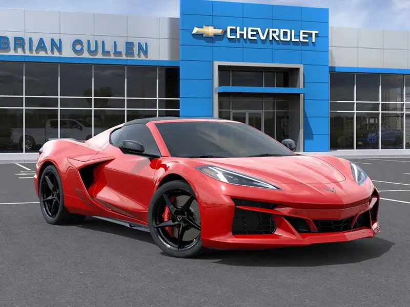 2025 Chevrolet Corvette E-Ray, červená, 4 km, dovoz Kanada — foto 7 z 12