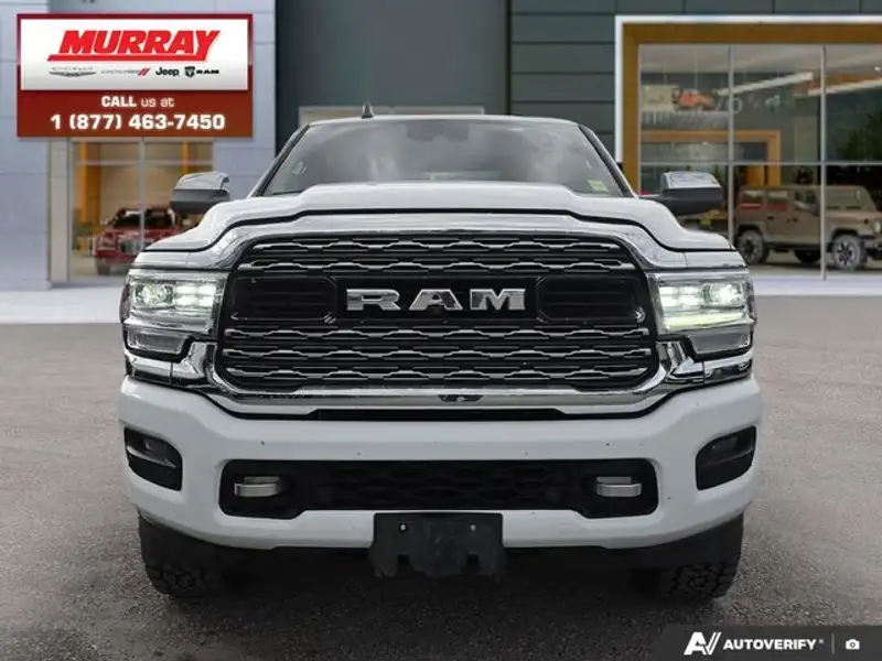 2019 RAM 2500 Limited, bílá, 190 125 km, dovoz Kanada — foto 2 z 12