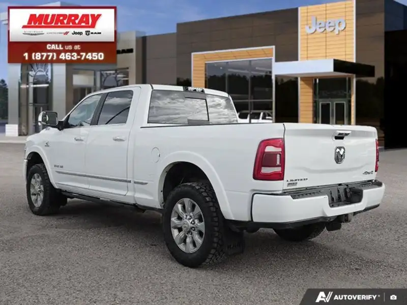 2019 RAM 2500 Limited, bílá, 190 125 km, dovoz Kanada — foto 4 z 12