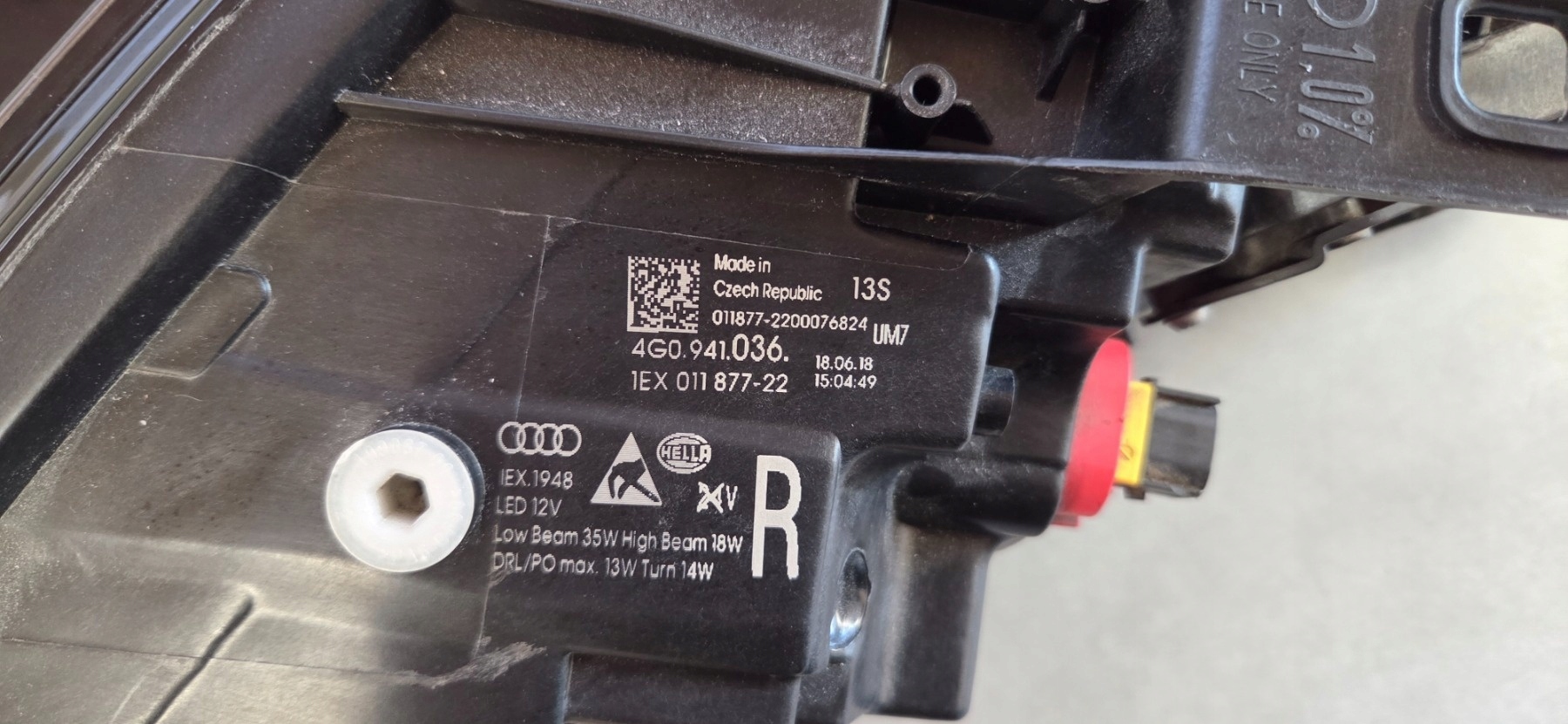 Světlomet 4G0941036 — Audi RS6, Skladem v EU — foto 9 z 9