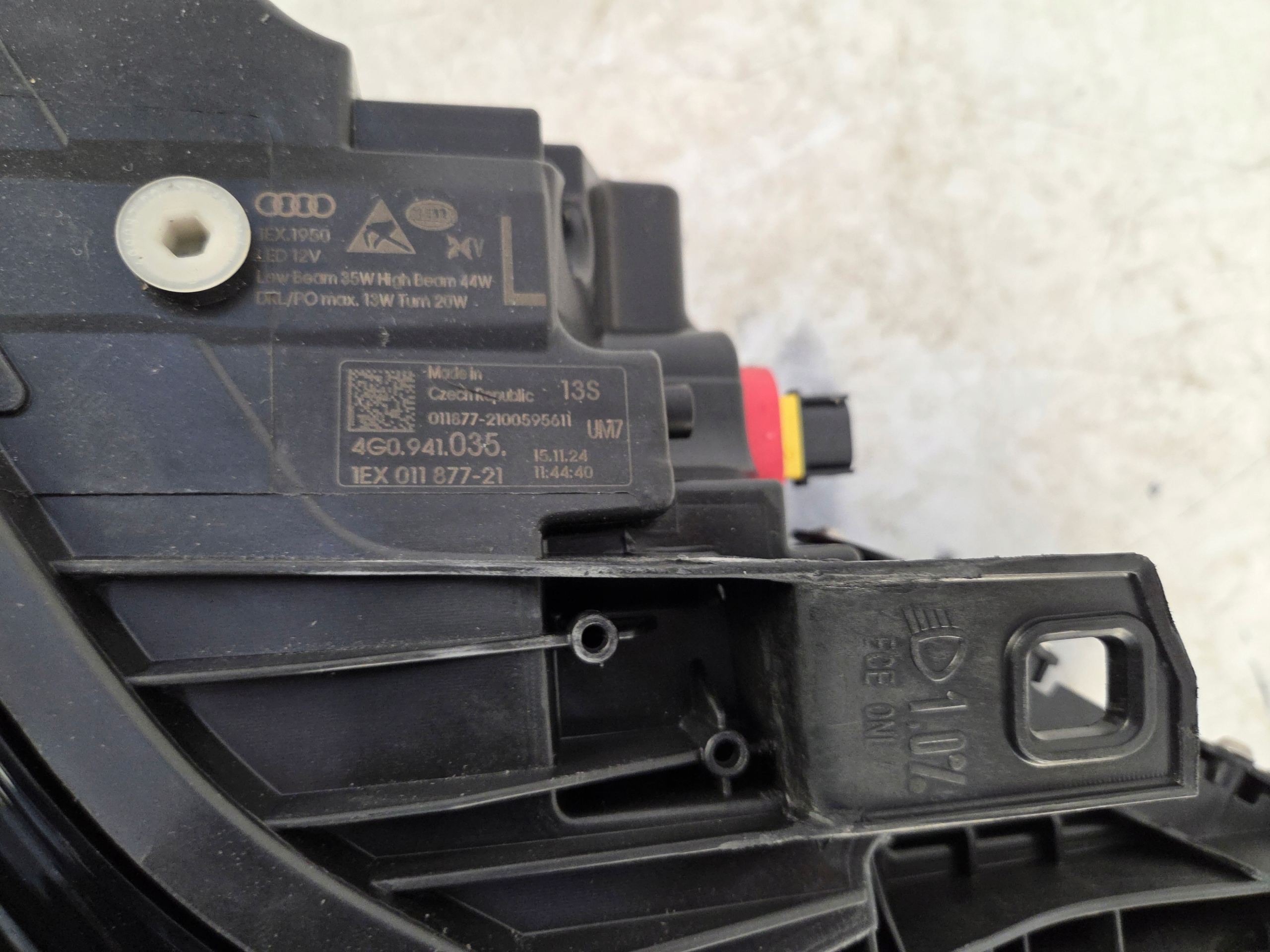 světlomet levá přední světlomet Matrix Audi A6 4g0 facelift 4g0941035, Skladem v EU — foto 7 z 16