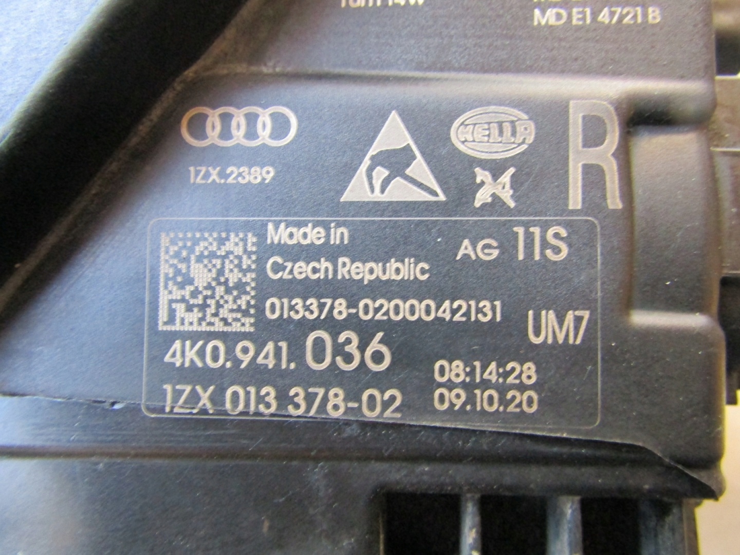 světlomet přední Audi A6 C8 Matrix 4k0 18- pravá 4k0941036, dovoz Skladem v EU — foto 8 z 8