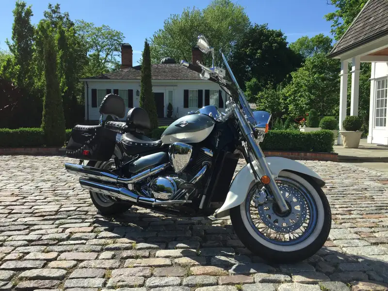 2011 Suzuki Boulevard, modrá, 28 000 km, dovoz Kanada — foto 2 z 8