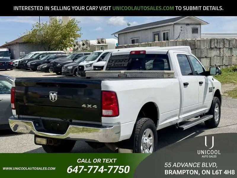 2017 RAM 2500 SLT, bílá, 226 599 km, dovoz Kanada — foto 5 z 12