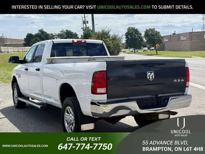 2017 RAM 2500 SLT, bílá, 226 599 km, dovoz Kanada — foto 7 z 12